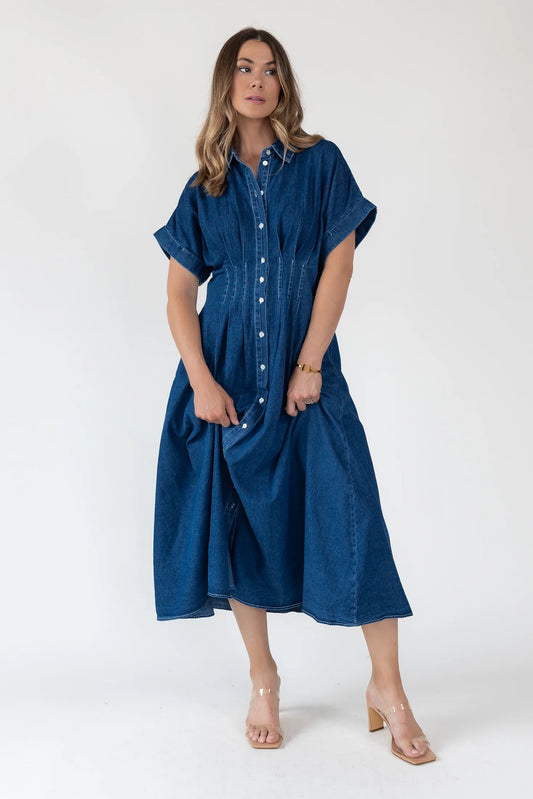 Tricia | Blue Denim Dress