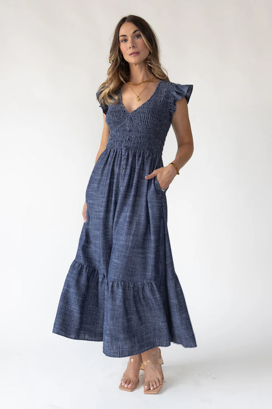 Sarah | Navy Dress